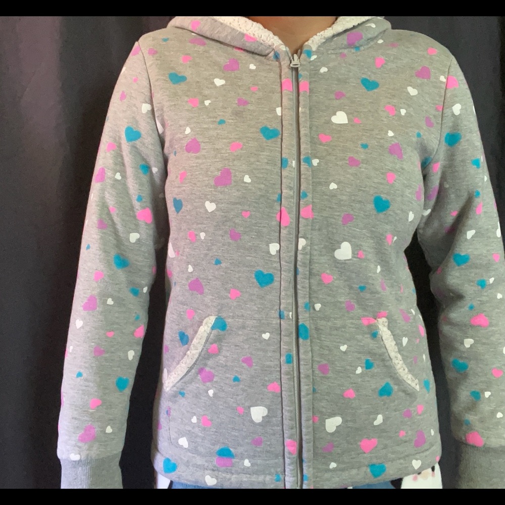 Faded glory heart jacket